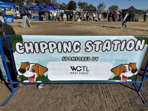 A Chipping Station banner sponsored by West Coast Trial Lawyers.